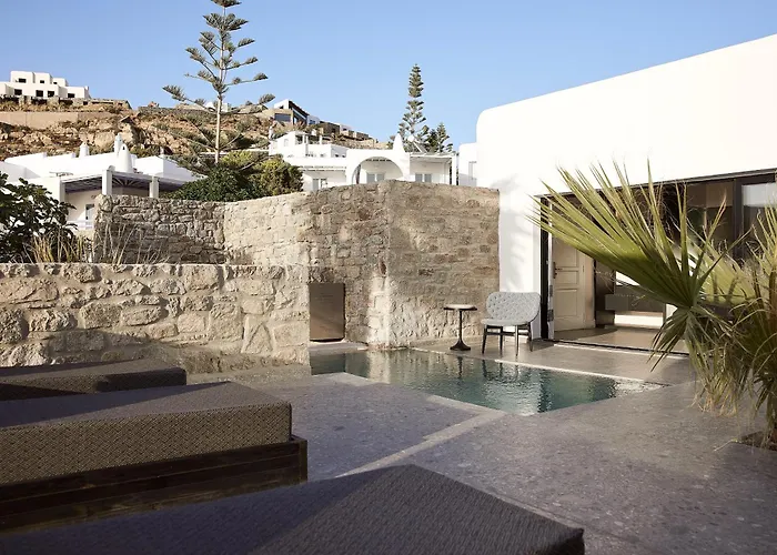 Hotell Amazon Mykonos Resort And Spa Agios Ioannis Diakoftis